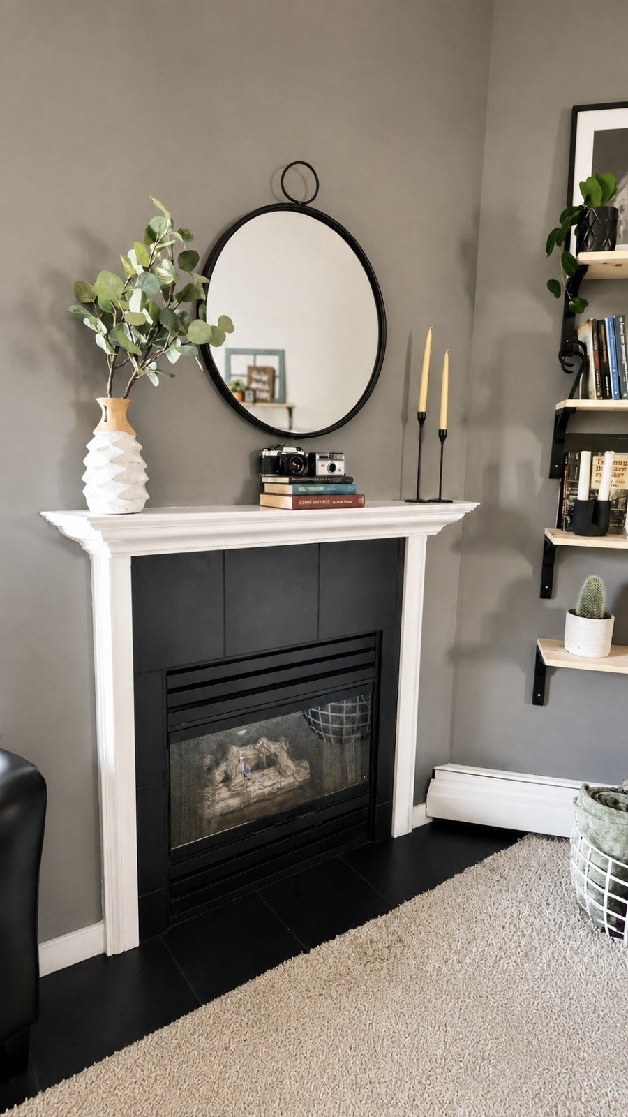 Fireplace Refresh — after