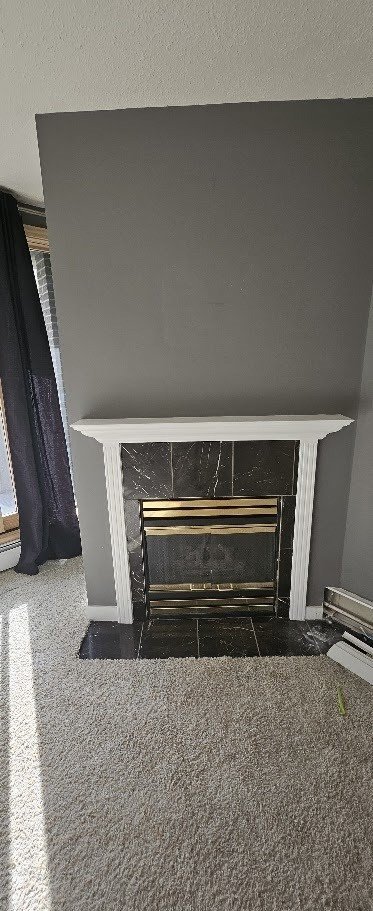 Fireplace Refresh — before