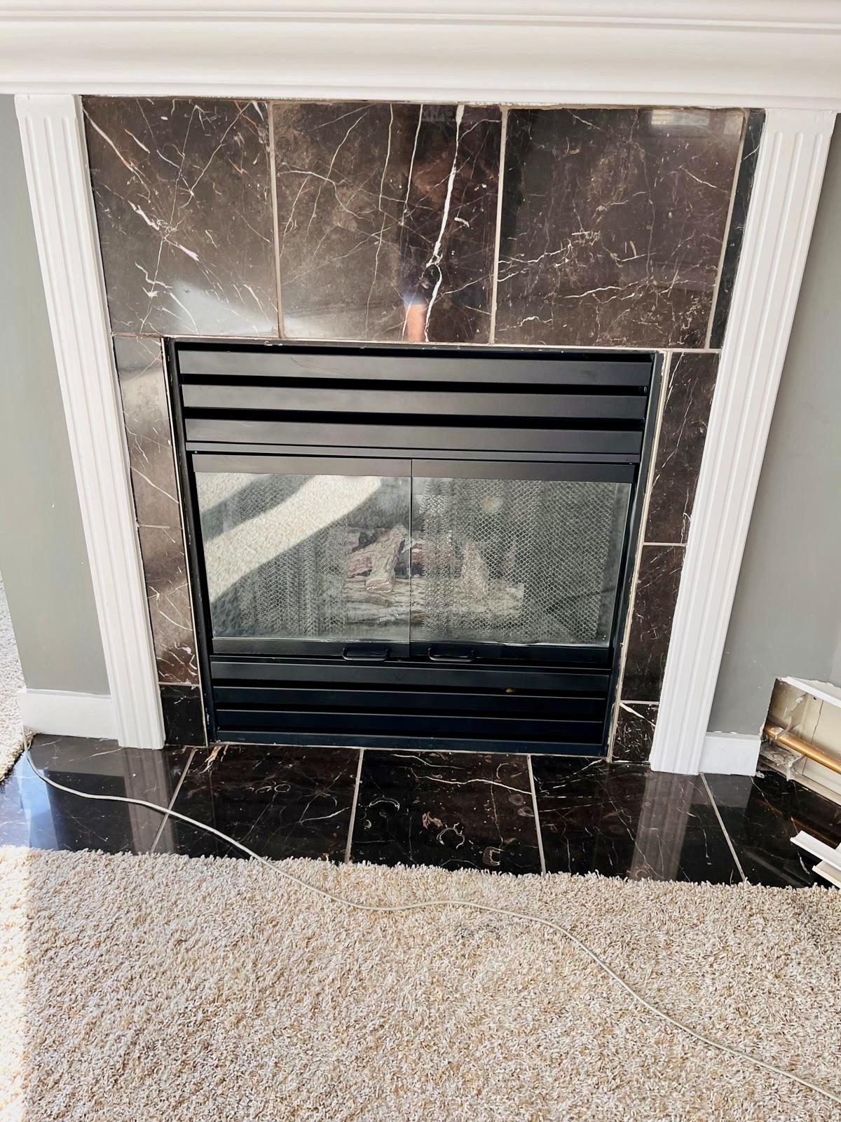 Fireplace Refresh — detail