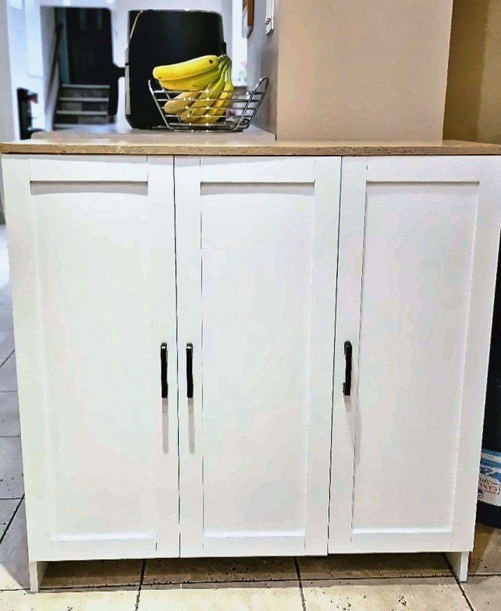 Kitchen Storage Cabinet Assembly — finished