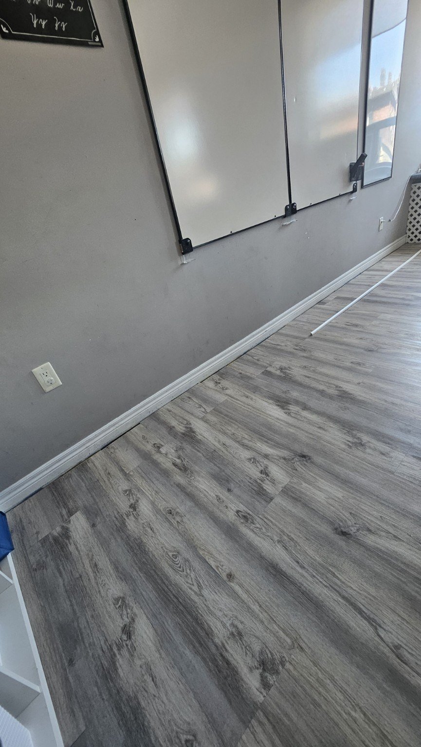 Baseboard / Trim Refresh — before