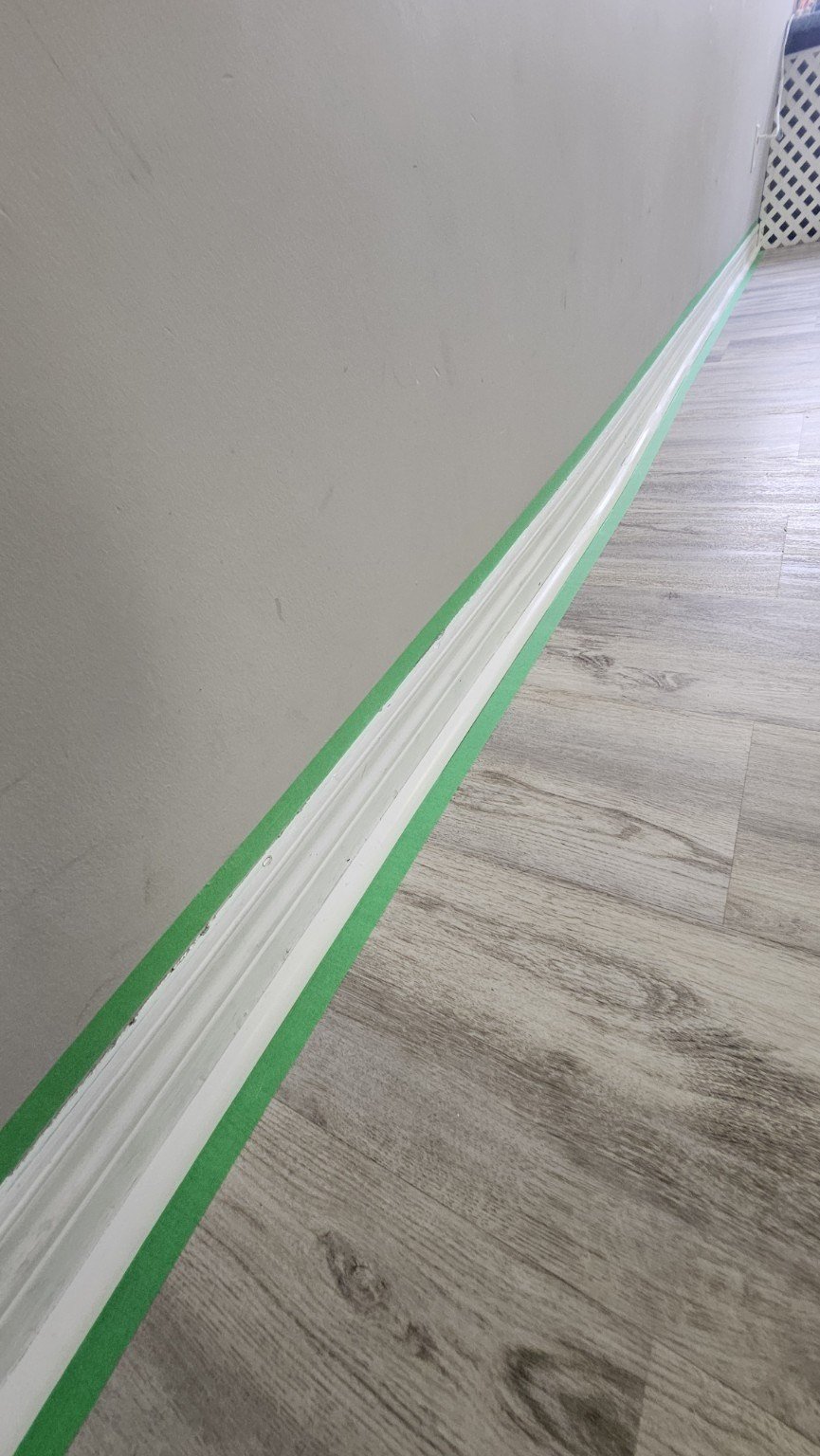 Preparation — masking before finishing